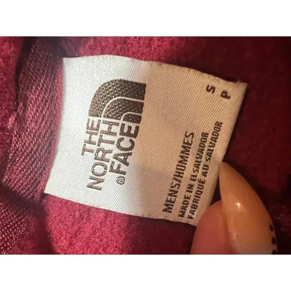 THE NORTH FACE red mens hoodie size small - Picture 5 of 5